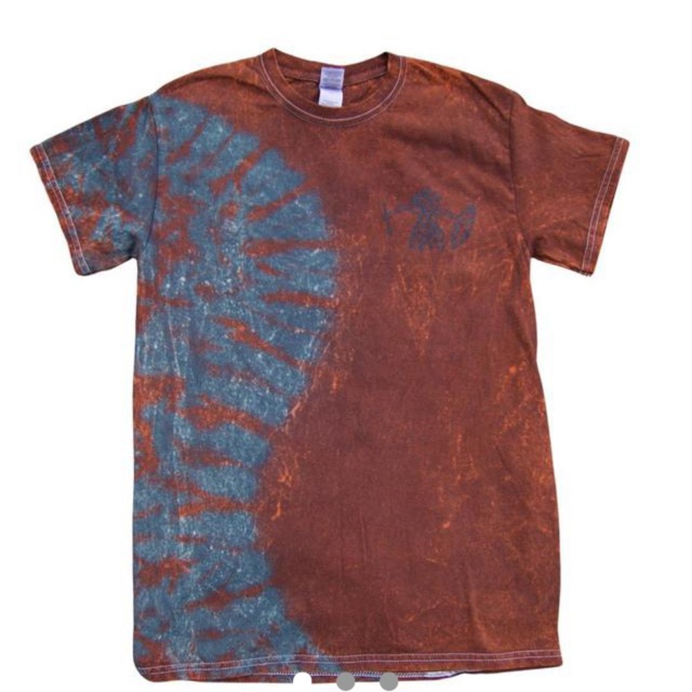 Brown & Gray Cascade TIE DYE T-Shirt